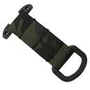 Pack of 2, Nylon Webbing Clip Hanging Belt Clip Carabiner Buckles Nylon D Rings Clip Keychain Keyholder Camping Backpacks Clip