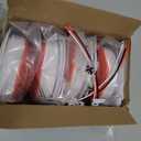 Kidde Hardwired Smoke Detector, AA Battery Backup, Interconnectable, LED Warning Light Indicators, 4 Pack, EXP: AUG 25/2035