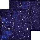 Baquler 2 Pcs 2 x 2 ft Fluorescent Light Covers for Ceiling Lights Classroom Magnetic Light Filters for Reducing Harsh Glare Flicker for Office Classroom Home Drop Ceiling(Starry Sky)