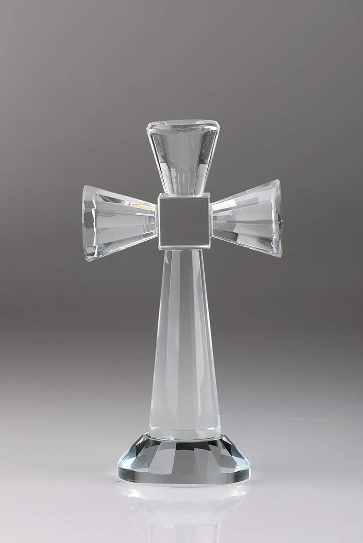 Modern Cross Decor 53.3 inches - Caring Sympathy Gift or Memorial Gifts - Wonderful Addition to Your Christian Dcor - Crystal Cross in Gift Box Plane Cross