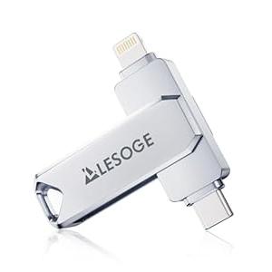 MFi Certified 512GB Flash Drive for iPhone Photo Stick Thumb Drive, USB Memory Stick iPhone Flash Drive for Photos Videos, High Speed Jump Drive External Storage for iPhone/ iPad/ Android/ PC (Silver)