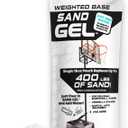 GoSports Sand Gel Weighted Base Filler for Indoor/Outdoor Basketball Hoops, Umbrella Bases, & More - 16 oz, Just Add Water