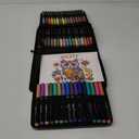 NICETY 100 Colors Acrylic Paint Pens Paint Markers, 3mm Medium Tip Paint Markers for Rock Painting, Canvas, Wood, Stone, Ceramic, Glass, Fabric, DIY Crafts & Art Supplies