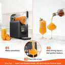 Slushie Machine No Ice Needed, Auto-Clean, Slushy Machine for Home, 220W Quick Frozen Drink Maker with 6 Preset Programs for Margaritas, Frapps, Milk Shake and More, LED Display, Black, 88oz (EXP 08/18/26)