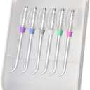 Replacement Tips for Waterpik Water Flosser, [6-Pack Tips & Storage Case] Water Pik Replacement Picks Waterpik Accessories Attachment Heads