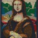 3624PCS Mona Lisa Portrait Building Mini Blocks Set, Creative Ornament Architecture Painting Collection Set, A Unique Present for 15+ Kids or Adults