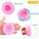 3 x 3D Flower Silicone Molds Bloom Rose Silicone Molds Peony Molds For Soap Making Chocolate Candy Polymer Clay Gum Paste Cake Decorating Set of 4