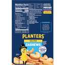 PLANTERS Salted Whole Cashews, Plant Based Protein, 2 Oz (15 Ct) (EXP 08/18/27)