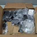 30 Pack Matte Black Door Hinges Black 3 1/2 Interior Door Hinges 3.5 Inch with 5/8 Radius Corners