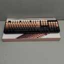 Wireless Keyboard and Mouse Combo, Retro Typewriter Keyboard with Round Keycaps, Full-Size Ergonomic, Aurora Red, Ideal for Windows PC, Home, Office, and College