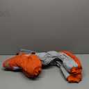 AOFITEE Dog Coat Warm Dog Puffer Jacket for Winter, Windproof Dogs Coat with Harness Built in, Reflective Turtleneck Dogs Winter Jacket Snowsuit, Full Body Fleece Coats for Large Pet (Orange)