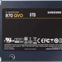 SAMSUNG 870 QVO SATA III SSD 8TB 2.5" Internal Solid State Drive, Upgrade Desktop PC or Laptop Memory and Storage for IT Pros, Creators, Everyday Users, MZ-77Q8T0B