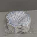 100 Pcs Ocean Seashell Guest Napkins Bulk Ocean Sea Shell Beach Blue Disposable Paper Beverage Napkins for Summer Dinner Nautical Coast Bridal Shower Wedding Bachelorette Birthday Party