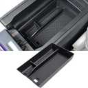 Yumzeco Compatible with 2024 2025 Mercedes Benz E-Class E350 E450 Center Console Organizer, W214 Center Console Tray, Armrest Storage Box for 2024 Mercedes Benz E350 E450 Accessories