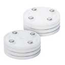 [8-Pack] Magnetic Spice Jar Organizers to Maximize Kitchen Storage - Easy to Install Pantry Organizer - Powerful Magnetic Organizer to Reduce Cupboard Clutter - Cabinet Organizers for Shelves