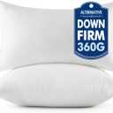 MIULEE Throw Pillows Inserts, Pack of 2 12x20 Inch 100% Virgin Fiber Filling Bed Couch Pillows