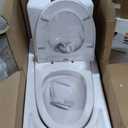 Swiss Madison SM-1T254 St. Tropez One Piece Toilet Dual Tornado Flush 0.8/1.28 GPF with Soft Closing Seat, Comfort Height