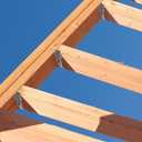 2X10 Joist Hanger 18 Gauge LU210 Galvanizing Face Mount Joist Hangers for Wood Hurricane Ties Widely Applicable Rafter Ties - 20 pk