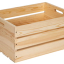 Extra Large Pine Wood Crates For Storage, Vinyl Records Storage Crates,The Storage Crates Are Made Of Pure Natural Solid Wood,Exuding Natural Pine Flavor,Unfinished Wooden Crates For Display . (1)