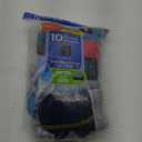 Hanes boys Hanes Boys' and Toddler Underwear, Comfort Flex Wb Boxer Briefs, 10-pack (Small, Grey/Blue/Black/Red - 10 Pack)