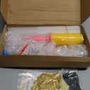 TONIFUL 6 Set Balloon Centerpieces for Table,Black Gold Balloon Stand Kit for 2026 Graduation Decorations 40th 50th 60th 70th Birthday Anniversary Retirement New Year 2026 Party Decorations