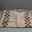 GarveeHome Hallway Runner Rug 2x6 Non Slip Scalloped Washable Rug for Kitchen Entry Stain Resistant Modern Border Throw Floor Carpet Long Runner Mat for Bathroom Living Room Bedside, Beige