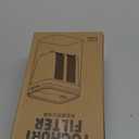 Yogurt Strainer[1.16QT/0.29GAL] Total & [0.55QT/0.1375GAL] Filter, Greek Yogurt Strainer Yogurt Press, BPA-Free PP Strainer for Whey Separation & Greek Yogurt Maker(Total1.16QT)