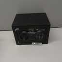 Bonsaii Safe Box with Electronic Keypad, Steel Security Lock Box with Key, 0.23 Cubic Feet, 9.06" W x 6.69" D x 6.69" H, Small Hidden Safe for Cash Jewelry