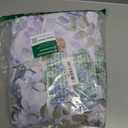 Floral Garden Style Duvet Cover Set Watercolor Purple Bedding Set Smooth Soft Flowers Green Botanical Pattern 3 Pieces 1 Comforter Cover + 2 Pillow Shams(Queen, No Comforter)