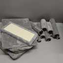 Heybly Cat Tree with Cat Self Groomer Brush, Cat Tower Condo for Indoor Cats with Padded Plush Perch, Cat House with Basket Scratching Board Post, Light Gray HCT005SW (42.5 inch)