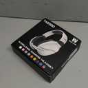 Wireless Gaming Headset with Noise Canceling Microphone for PS5, PC, PS4, 2.4G/Bluetooth Gaming Headphones with USB and Type-c Connector, Wired Mode for Controller - Blue and Red