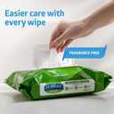 FitRight Personal Cleansing Wipes with Aloe (8x10 inch) | 600 Pieces Moisturizing Body Wipes for Adults Bathing and Incontinence Cleaning | Unscented Cloth Adult Wipes for Elderly Care