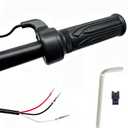 Ebike Full Twist Throttle, Universal 12V-72V Throttle ebike, Electric Dirt Bike Throttle, 3 pin SM Plug