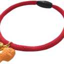 Kokoneko Honpo Cat Collar, Safety Safety with Bell, Japanese Pattern, Lightweight, Adjustable, Made in Japan, Handmade (Taiyaki, Red)