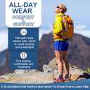 DRNAIETY 2 Pairs Ankle Brace Socks for Women & Men, Ankle Compression Sleeve for Plantar Fasciitis, Achilles Tendonitis, Neuropathy, Foot Arch Support Socks | Comfortable and Breathable (XL)