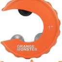 ORANGE MONSTER C-Style Close Quarters Auto Tube Cutter, Tools Tubing Cutter for Tight Spaces (1 inch)