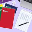 Rosmonde Steno Pads Spiral 6x9 12 Pack, Gregg Ruled Steno Pad, Assorted Colors, 80 Sheets (160 Pages) Long Lasting, Bulk B2B Value Pack, Bulk Steno Notebooks Top Spiral Steno Book for Office & Home