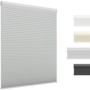 Cellular Shades Cordless, Honeycomb Blinds for Indoor Windows, Colour (Grey - Light Filtering)