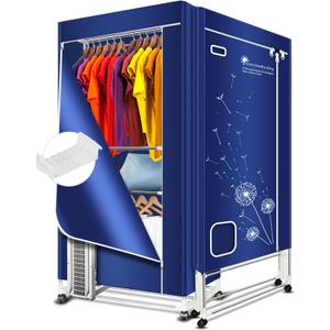 KASYDoFF Clothes Dryer, 1600W-110V Portable Clothes Dryer, 67 Inch-3 Tier Foldable Clothes Dryers Rack, Energy Saving Portable Dryer for Apartment, Indoor, Travel, RV