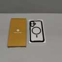 Miracase for iPhone 16 Case 6.1'', Full-Body Bumper Phone case with Built-in Full Glass Screen &Camera Control,No Gap,Compatible with MagSafe,Drop Proof 16 Cover,Black (Magnetic Classic Black)