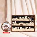 12" Christmas Nativity Advent Countdown Calendar Christ Centered Day Until Xmas Wooden Decor Jesus Religious Holiday Sign Christian Gift Decorations Wall Hanging Table Home Welcome Door PS08-12