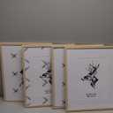 Yaetm 16x20 Picture Frame Matted to 11x14 Set of 4, Natural Solid Oak Wood 16x20 Frame for Gallery Wall, Photos, Posters & Art Prints, Horizontal and Vertical Wall Mount (4 pack, Oak)