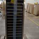 Upgraded 24 Inch Wine Cooler Refrigerator, 190 Bottles Wine Fridge with Professional Temperature Control System, Freestanding or Built-in installation, Quiet Operation (Stainless steel)