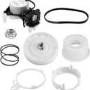 W10913953 Washer Pulley Clutch Kit W10721967 Pulley Clutch W10006384 Drive Belt Compatible with Whirlpool Kenmore Maytag Amana Washing Machine, Replaces W10006354 W10815026 W10597177 49tyz-e120a1