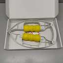 Arm Massager & Forearm Massager, Adjustable Foam Roller, Trigger Point Muscle for Calves, Tennis & Golfers Elbow Pain Release, Roller for Muscle Tightness & Faster Recovery (Yellow)