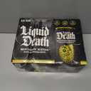 Liquid Death, Sparkling Mountain Water, 12-Pack (12oz Cans), Natural Mountain Source, Infinitely Recyclable Ice-Cold Cans