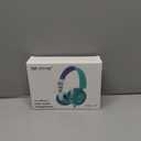 V1 Kids Headphones, Wired Stereo Foldable Tangle-Free 3.5mm Adjustable On-Ear Headphones for Kids for School/Toddlers/Childrens/Teens/Boys/Girls/Ipad/Tablet/Kindle/Phones/Travel/Plane (Green)