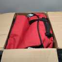 Sterno Delivery Leak Proof Insulated Bag, Hot and Cold Container for Catering and Food Transport, Durable Red Cloth Exterior with Tear-Resistant Vinyl Liner, 15L x 23W x 13.5H