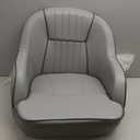 Pontoon Captain Seat Marine Boat Bucket Seats Low Back Captains Chair with Armrest