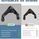 2 Pcs K620054 Front Upper Control Arm with Ball Joint Assembly Kit Driver & Passenger Side for Chevrolet Avalanche Suburban 2500 Silverado GMC Sierra 1500 2500 3500 HD Classic Yukon XL 2500 Hummer H2